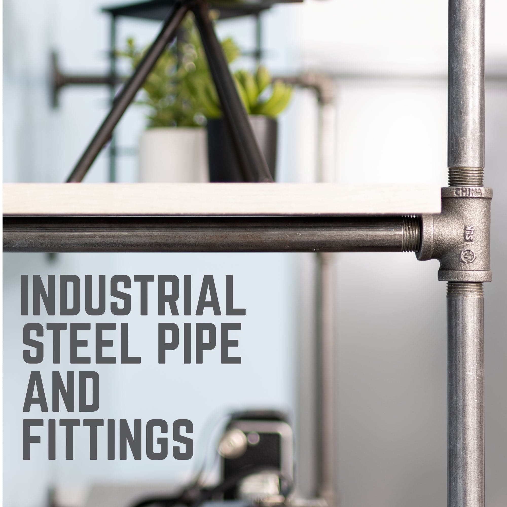 2 -Tier Wall Mounted Shelf By PIPE DECOR