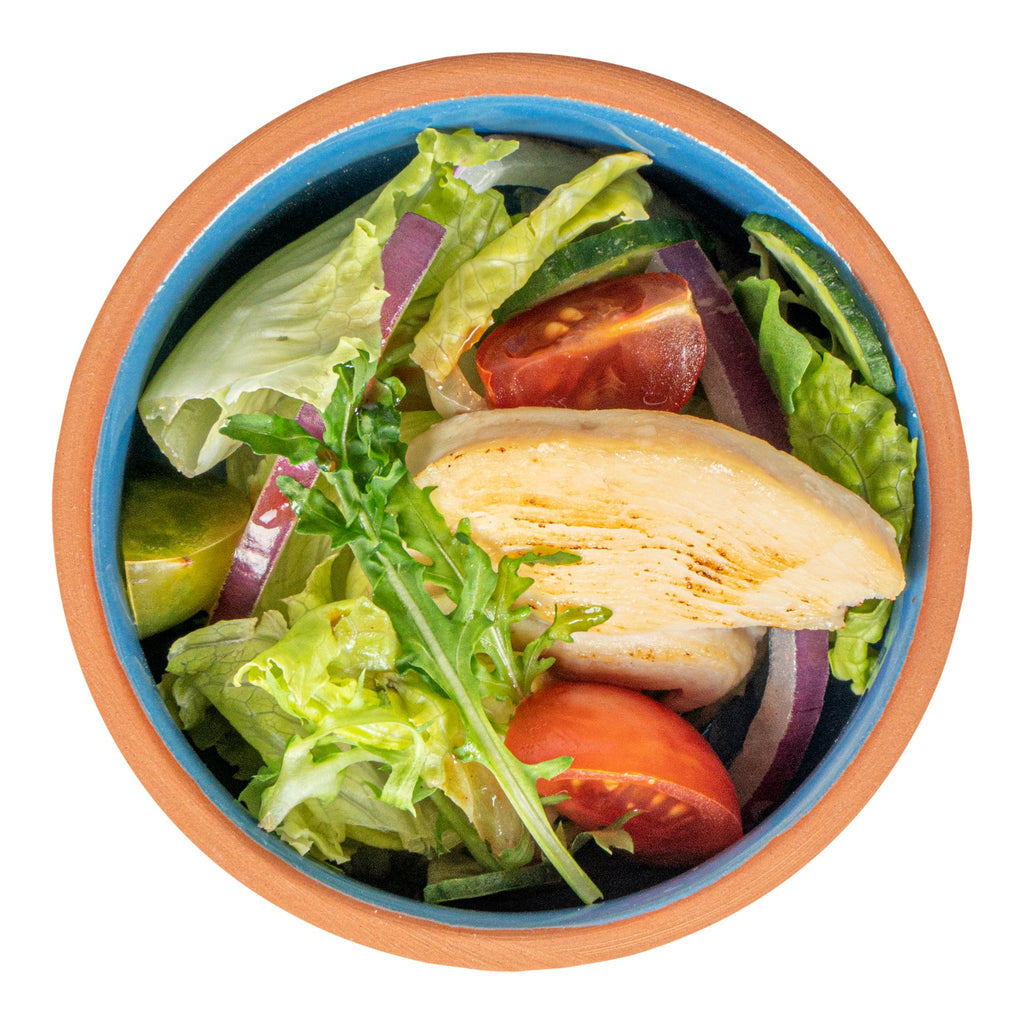 Terra Tek 3 oz Terracotta Cazuela Bowl - Blue Glazed Interior, Oven-Safe, Microwave-Safe - 3 1/4'' x 3 1/4'' x 1 1/2'' - 10 count box